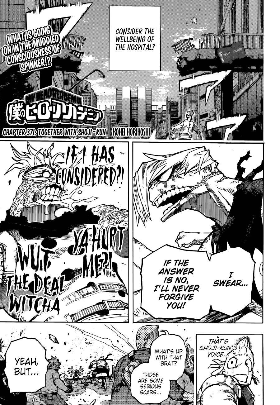 My Hero Academia, Chapter 371 image 01