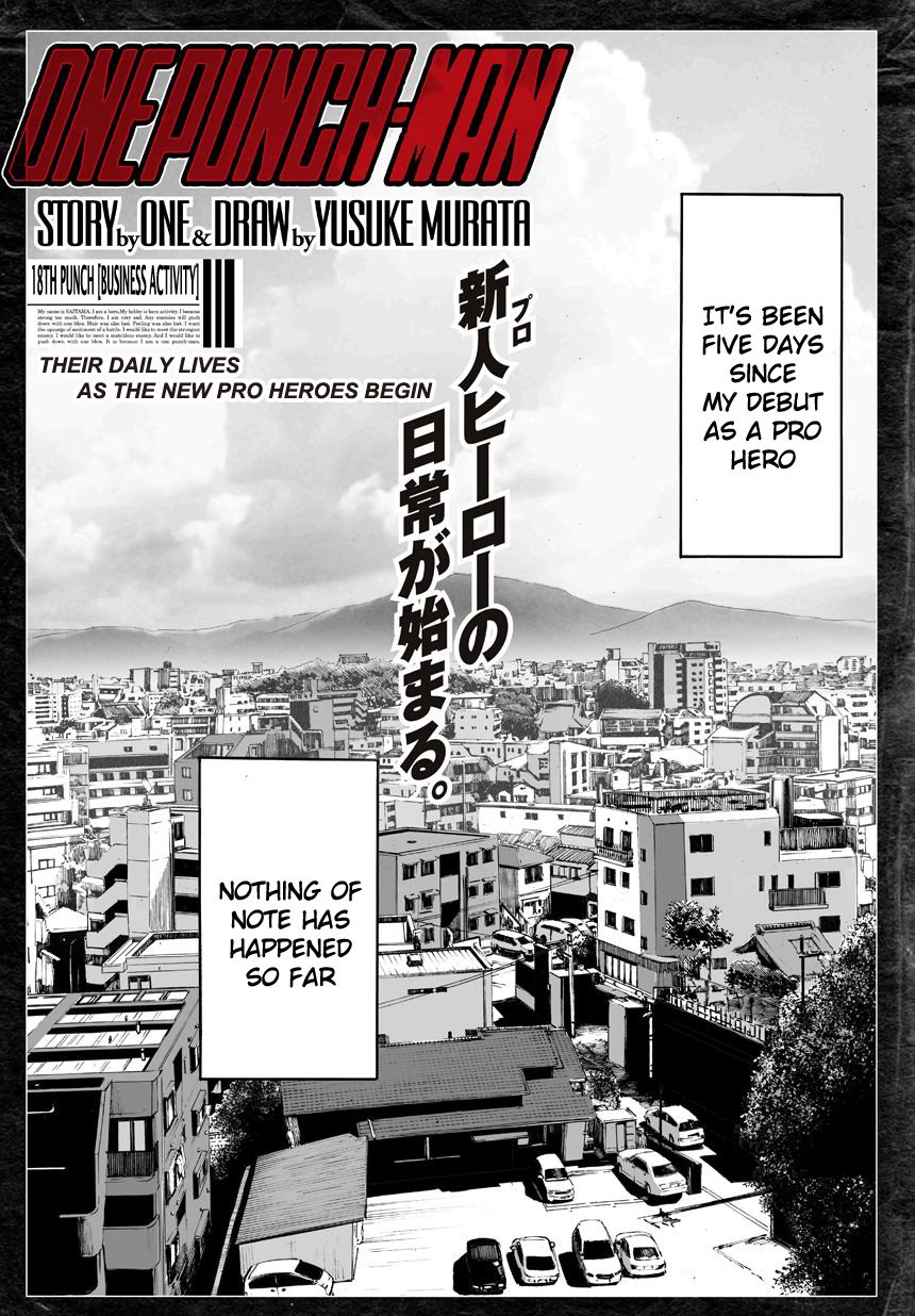 One Punch Man, Chapter 18 image 01