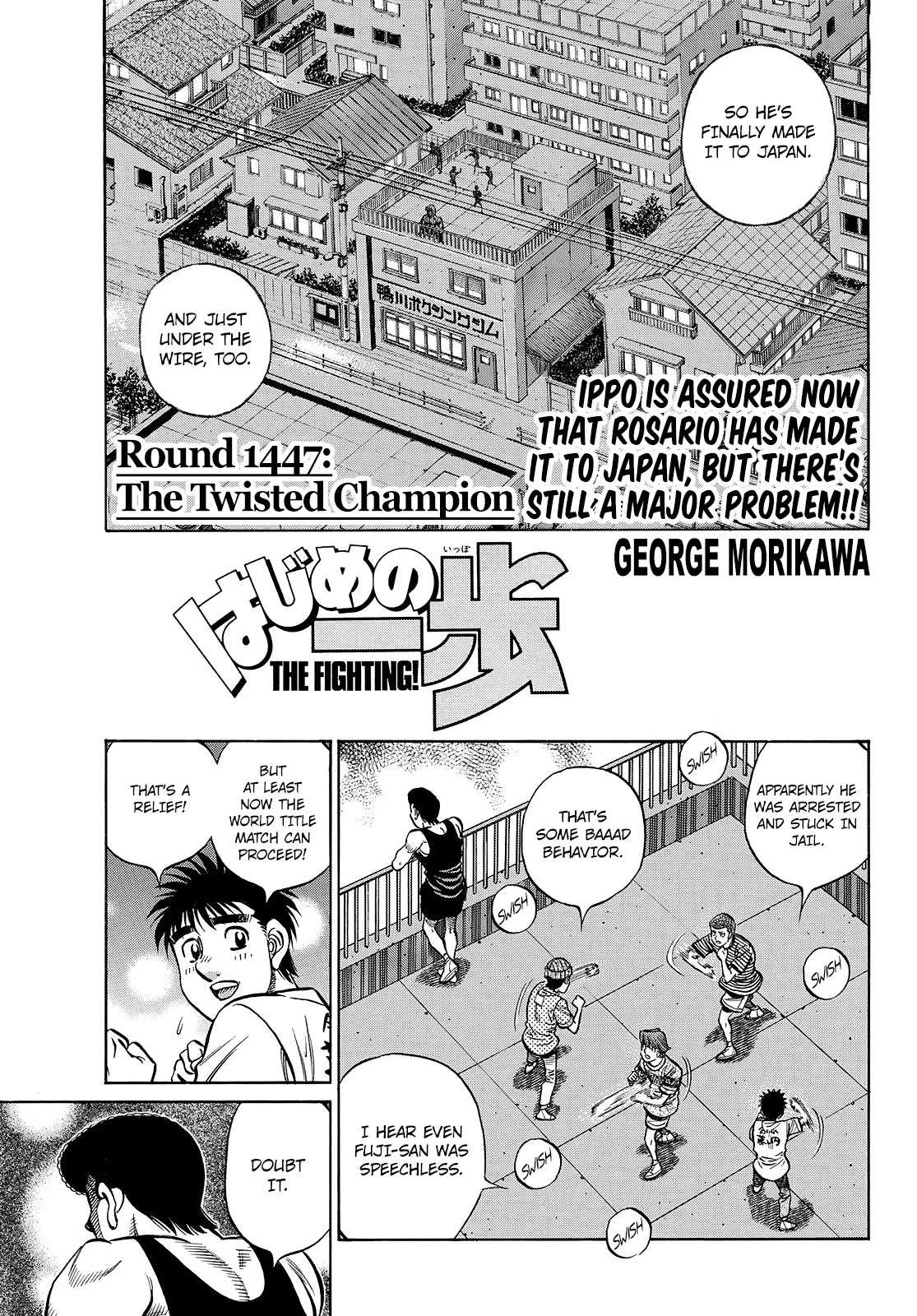 Hajime no Ippo, Chapter 1447 The Twisted Champion image 01