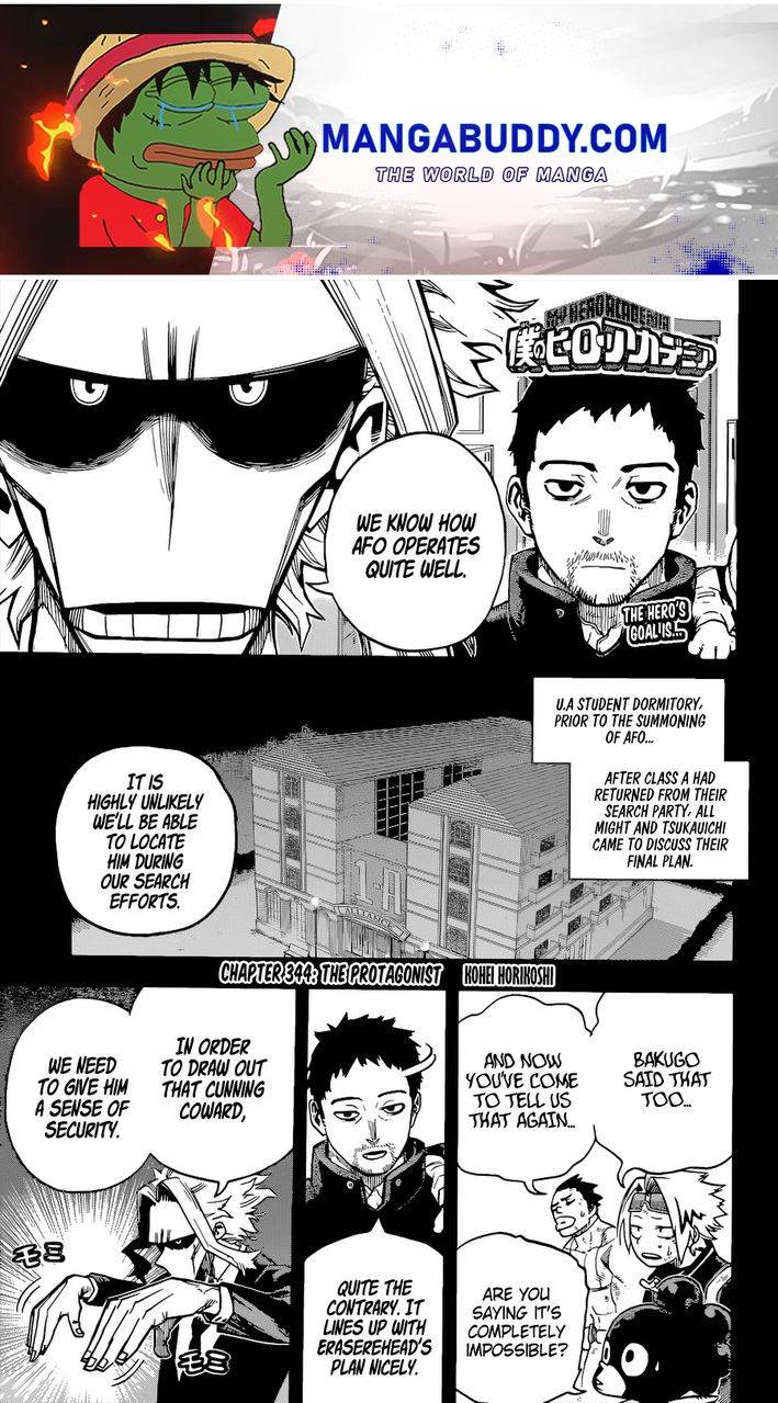 My Hero Academia, Chapter 344 image 01