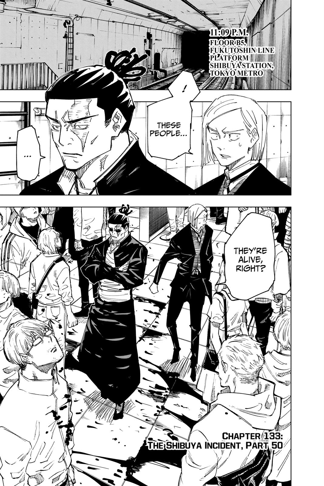 Jujutsu Kaisen, Chapter 133 image 01