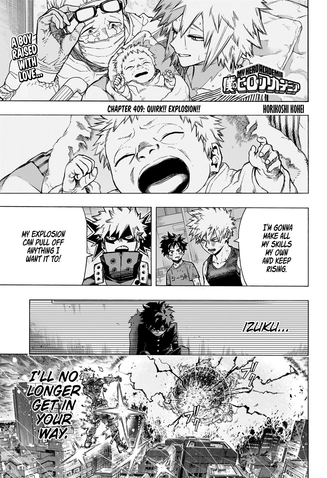 My Hero Academia, Chapter 409 image 01