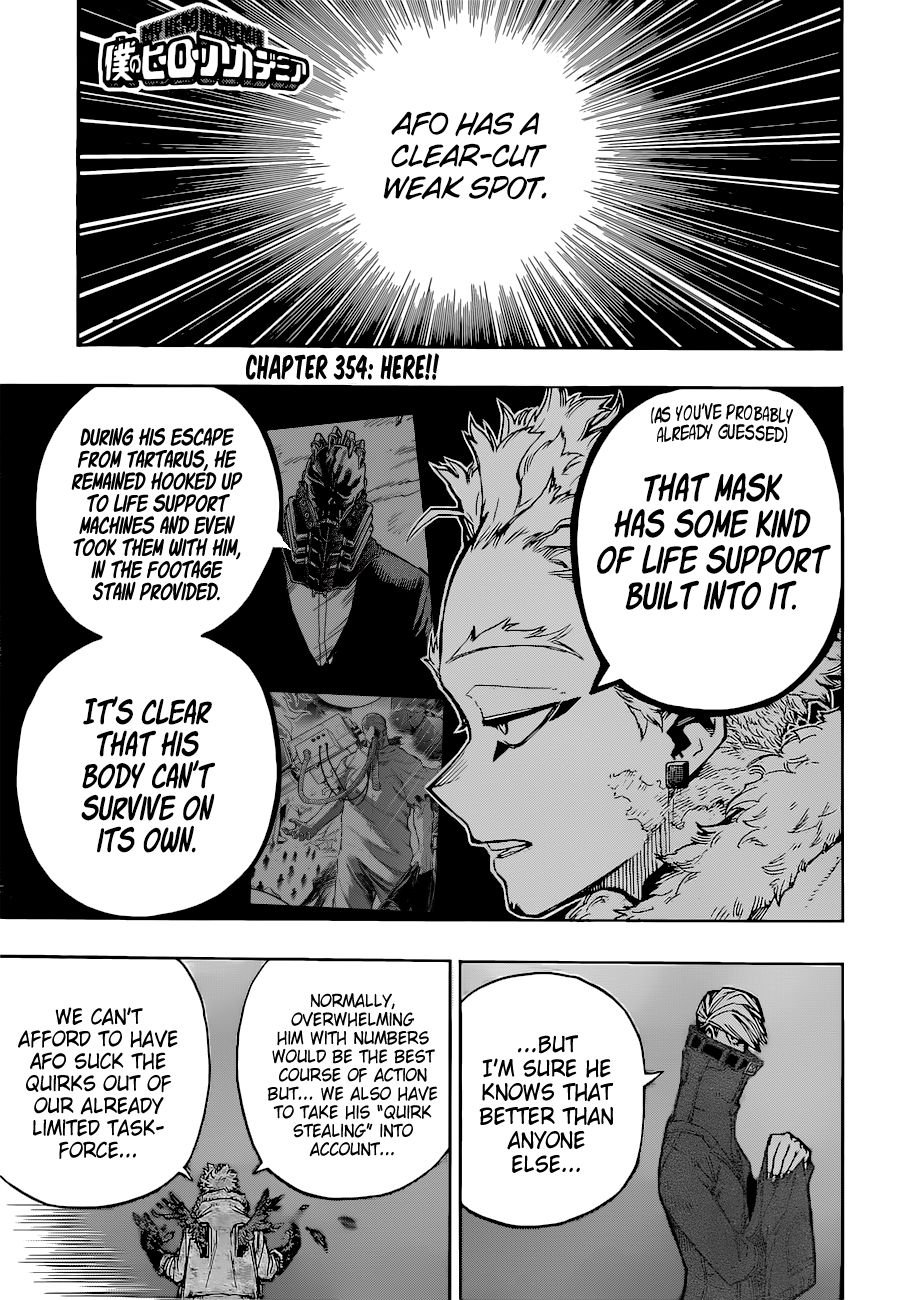 My Hero Academia, Chapter 354 - chapter 354 image 01