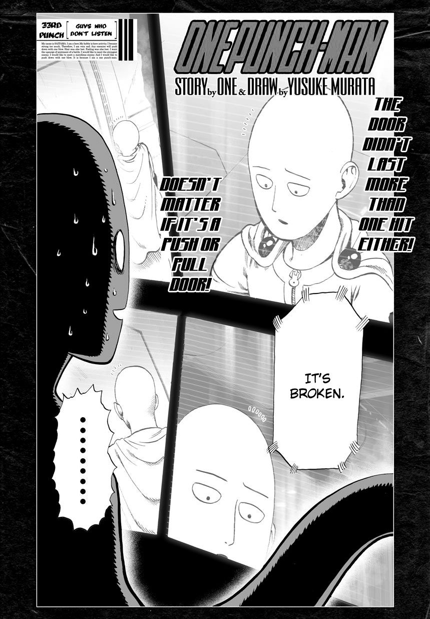 One Punch Man, Chapter 33 image 02