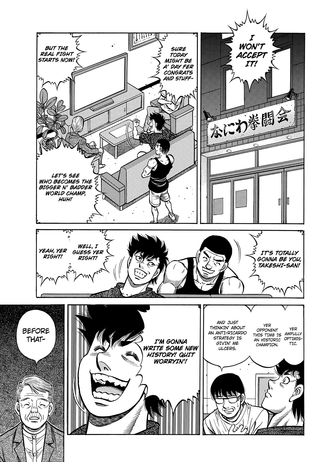 Hajime no Ippo, Chapter 1375 The Day He
